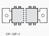 HA1322W electronic component housed in a 10-DIP+f case