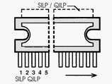 KA2204 electronic component housed in a 10-SILP case