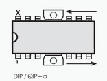 A210E electronic component housed in a 12-DIP+a case