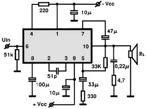 AN272 electronic component with associated schematic circuit diagram