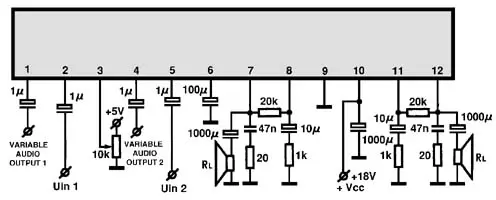 AN5272 electronic component with associated schematic circuit diagram