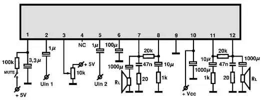 AN5273 electronic component with associated schematic circuit diagram