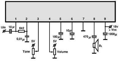 AN5278 electronic component with associated schematic circuit diagram