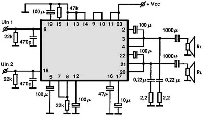 AN7133N electronic component with associated schematic circuit diagram