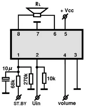 AN7513 electronic component with associated schematic circuit diagram