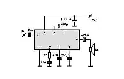 BA526 electronic component with associated schematic circuit diagram