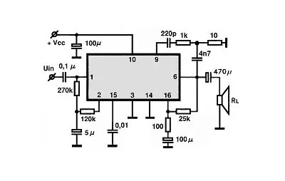 CA3131 electronic component with associated schematic circuit diagram