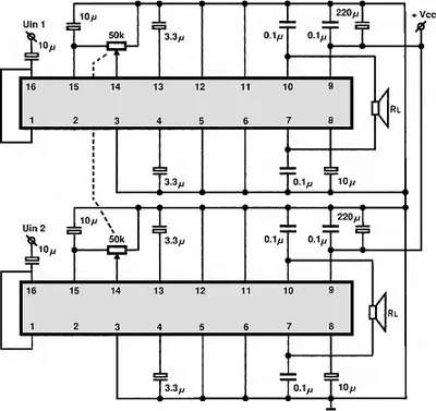 CXA1622M-MOS. electronic component with associated schematic circuit diagram