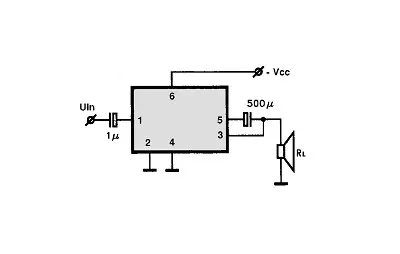 GML008 electronic component with associated schematic circuit diagram