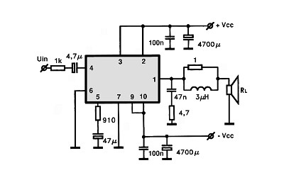 GML040 electronics circuit