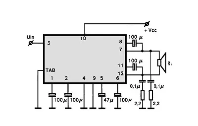 HA1388 electronic component with associated schematic circuit diagram