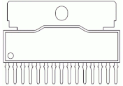 BA5417 electronic component housed in a HSIP15 case