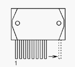 STK082-105 electronic component housed in a HYB case