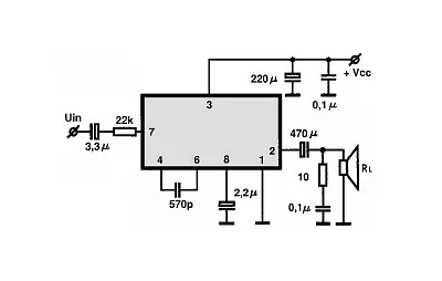 IR3R22 electronic component with associated schematic circuit diagram