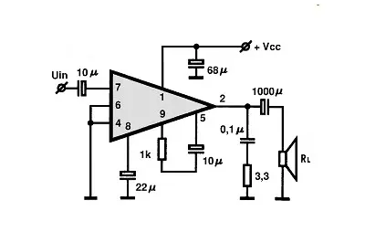 K1021YH1 electronic component with associated schematic circuit diagram