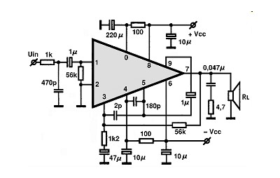 STK077G electronics circuit