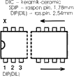 A211D electronic component housed in a TABS4-14 case