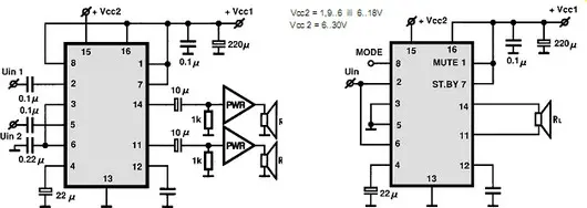 TDA8559,T electronic component with associated schematic circuit diagram