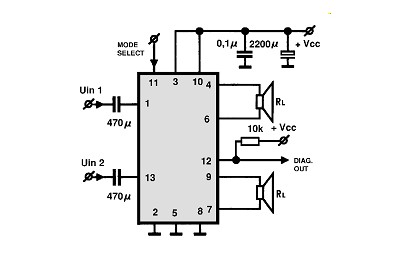 TDA8560Q electronics circuit