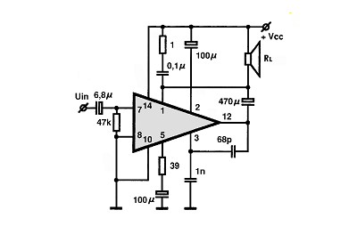 UL1495N electronics circuit