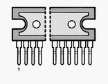 KA22103 electronic component housed in a 17-QILP case