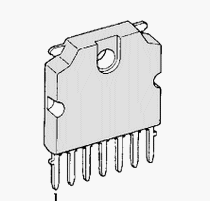 TA8213K electronic component housed in a 17QILP case