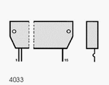 STK4028II electronic component housed in a 4033 case