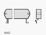 STK4191II electronic component housed in a 4042 case