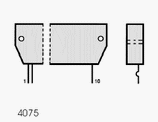 STK4044V electronic component housed in a 4075 case