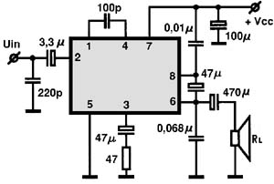 AN7112 electronics circuit