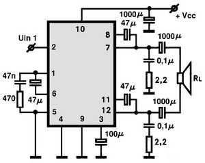 AN7176BTL electronics circuit