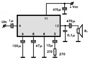 BA515 electronics circuit