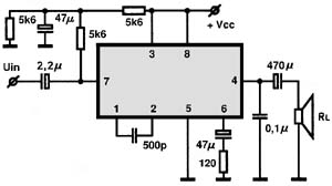 BA518 electronics circuit