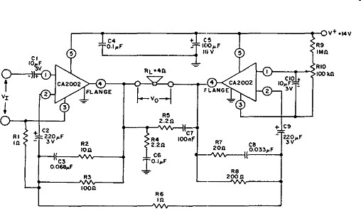 CA2002M electronics circuit
