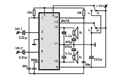 CX20172 electronics circuit
