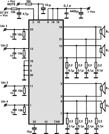 HA13155 electronics circuit