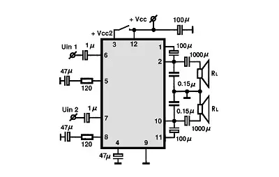 KA22065 electronic component with associated schematic circuit diagram