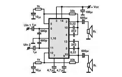 KB4433A electronic component with associated schematic circuit diagram