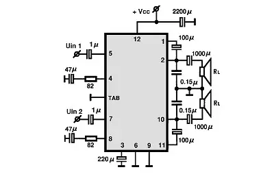 KIA6283K electronic component with associated schematic circuit diagram