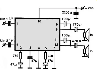 KIA7299 electronic component with associated schematic circuit diagram