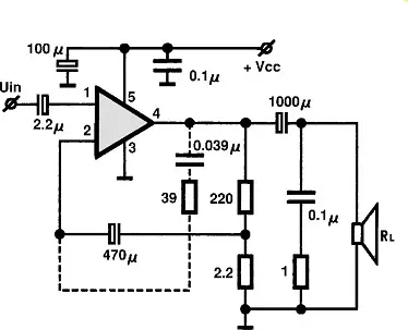 L142 electronic component with associated schematic circuit diagram