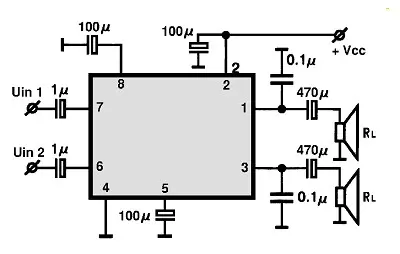 L272M electronic component with associated schematic circuit diagram