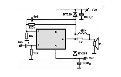 LM12 electronic component with associated schematic circuit diagram