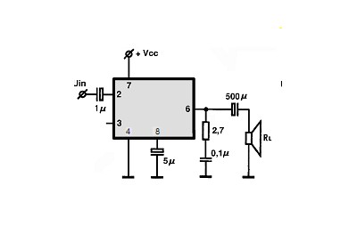 LM380N-8 electronics circuit