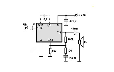 LM387V electronics circuit