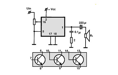LM389 electronics circuit
