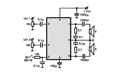 LM4755T electronics circuit