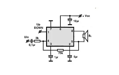 NJM2135L electronic component with associated schematic circuit diagram