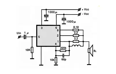 OPA511 electronic component with associated schematic circuit diagram