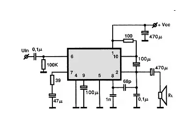 SFC2790C electronic component with associated schematic circuit diagram